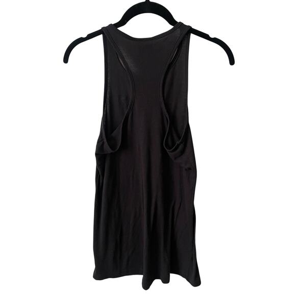Gymshark Mens XS Racerback Tank Top Black Solid Thin Basic Tee Activewear - Picture 7 of 7
